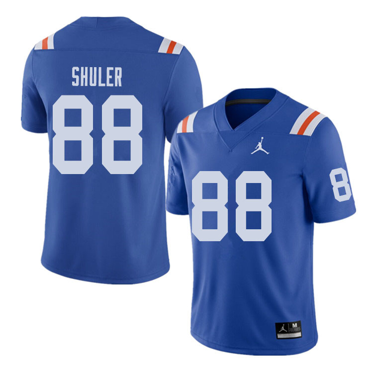 Jordan Brand Men #88 Adam Shuler Florida Gators Throwback Alternate College Football Jerseys Sale-Ro